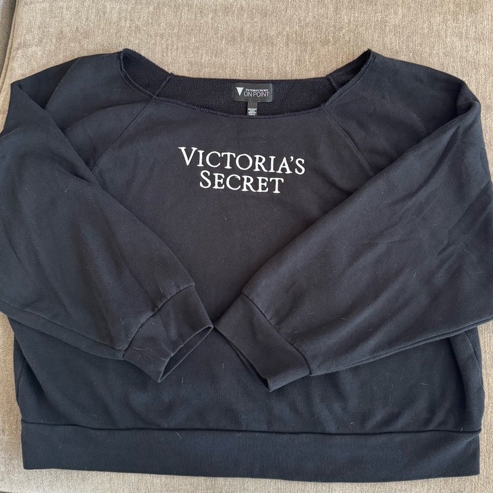 Victoria's Secret off shoulder black Pullover